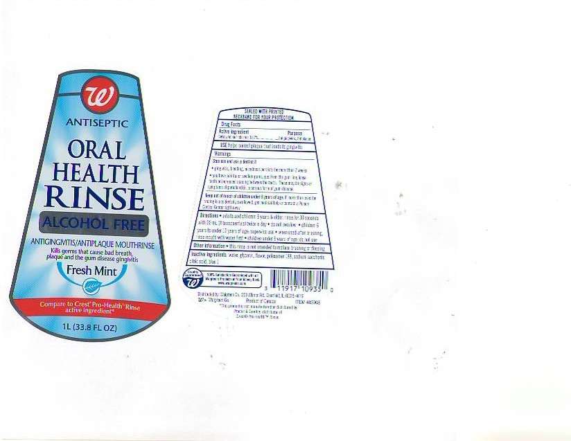 Walgreen Antiseptic Oral Health Rinse